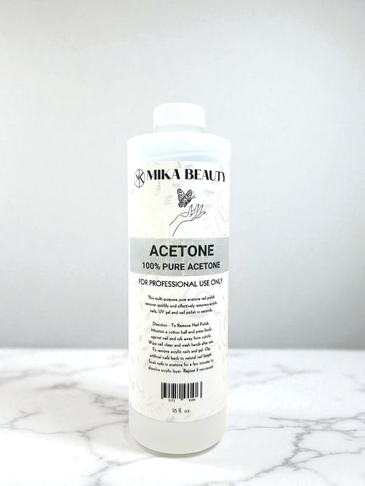MIKA BEAUTY ACETONE - 100% PURE ACETONE