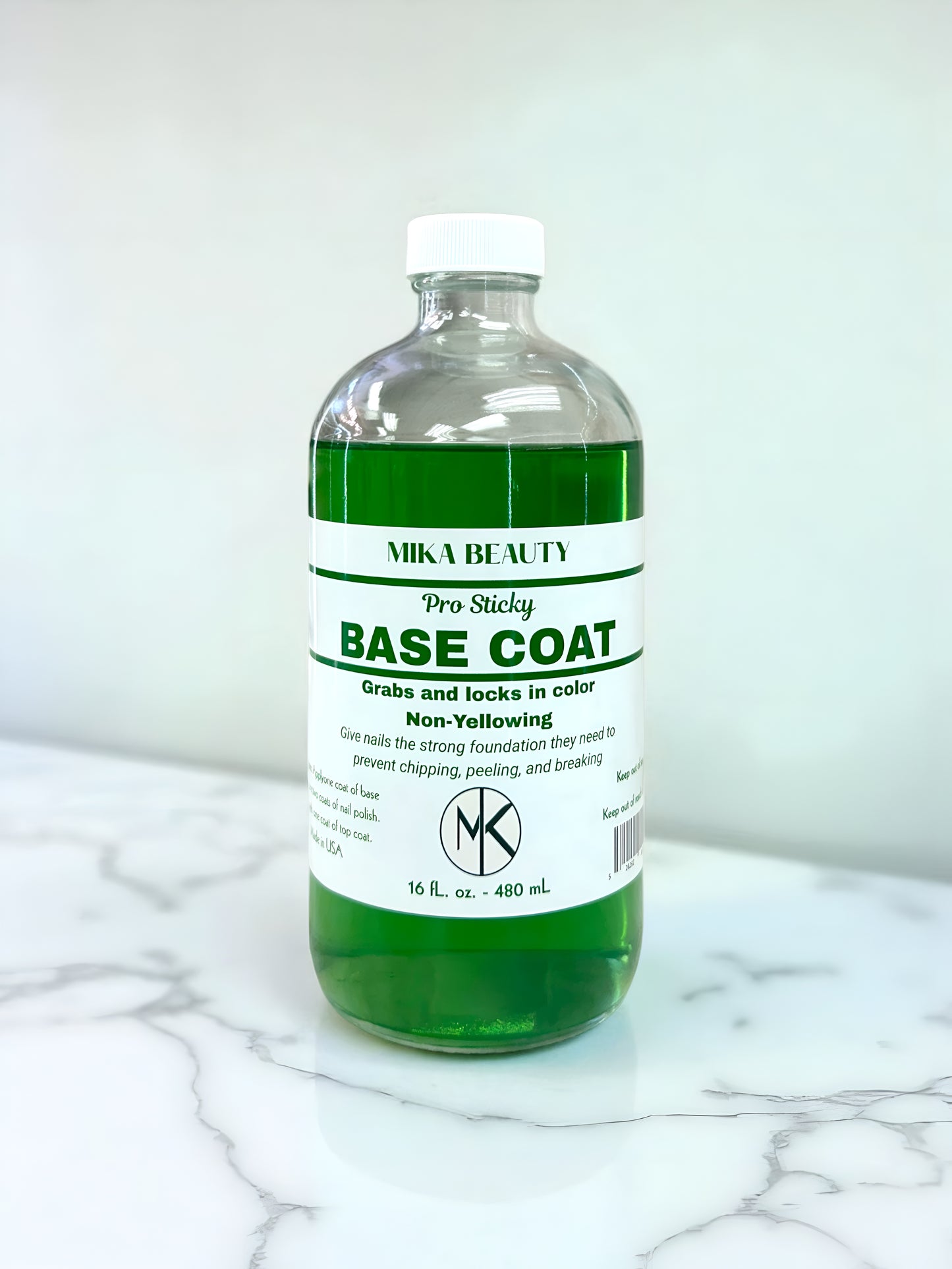 MIKA BEAUTY PRO STICKY BASE COAT 16OZ.