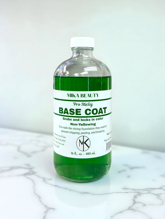 MIKA BEAUTY PRO STICKY BASE COAT 16OZ.