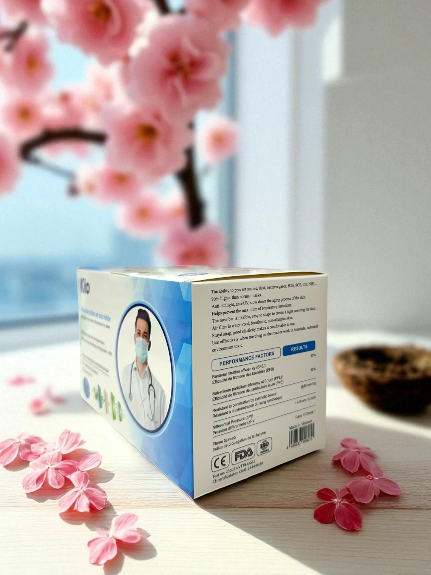 KIO 4-LAYER DISPOSABLE FACE MASK (50PCS/BOX)