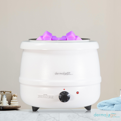 DERMALOGIC PARAFFIN WAX KETTLE WARMER WITH 7OZ. LADLE - 13L
