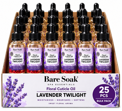 BARE SOAK CUTICLE OIL 2OZ. - LAVENDER TWILIGHT