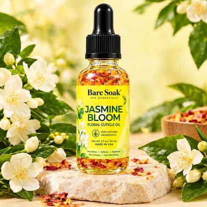BARE SOAK CUTICLE OIL 2OZ. - JASMINE BLOOM