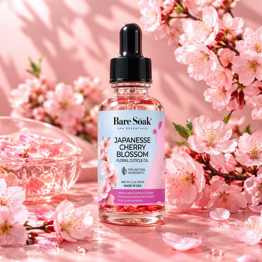 BARE SOAK CUTICLE OIL 2OZ. - JAPANESSE CHERRY BLOSSOM