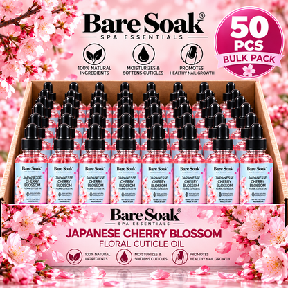 BARE SOAK CUTICLE OIL 2OZ. - JAPANESSE CHERRY BLOSSOM