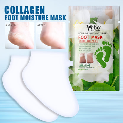 NBC COLLAGEN MOISTURE FOOT MASK - JASMINE