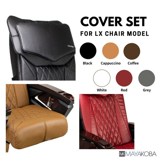 SHIATSULOGIC PEDICURE MASSAGE CHAIR CUSHION COVER SET - LX (COVER SET ONLY)