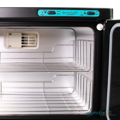 DOUBLE-DOOR DERMALOGIC STAINLESS TOWEL WARMER 40L