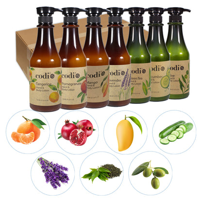 CODI LOTION HAND & BODY 25 OZ. (12-BOTTLE/CASE)
