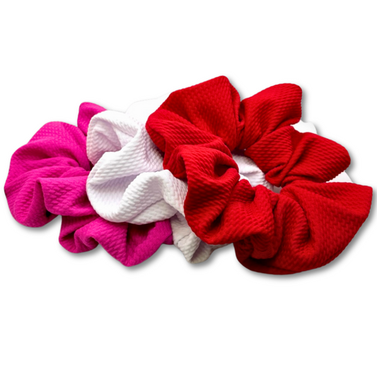 Sweetheart Bullet Scrunchie Trio