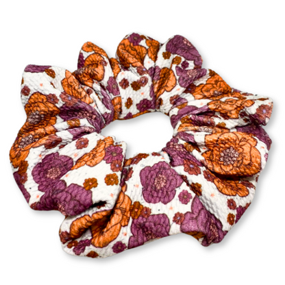 Floral Fall Bullet Scrunchie