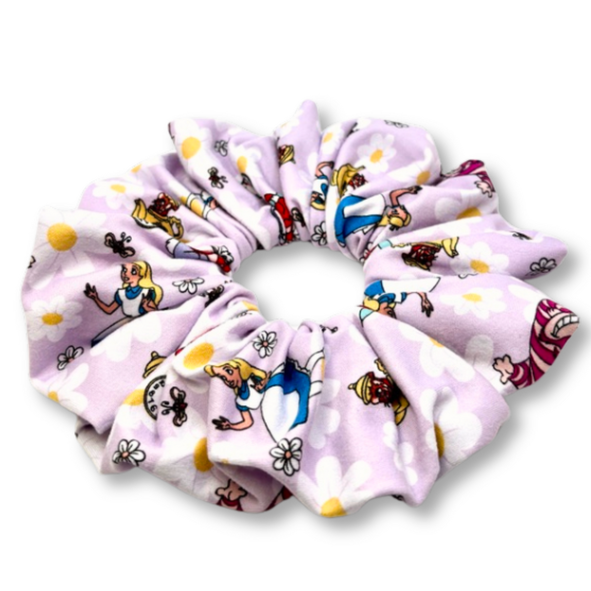 Spring Alice in the Wonderland Scrunchie