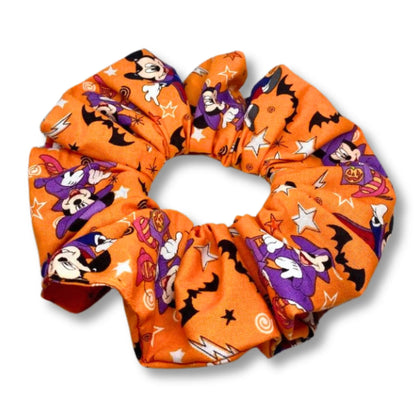 Orange Mickey Halloween Scrunchie