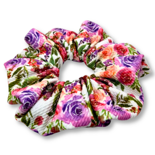 Floral Spring Bullet Scrunchie
