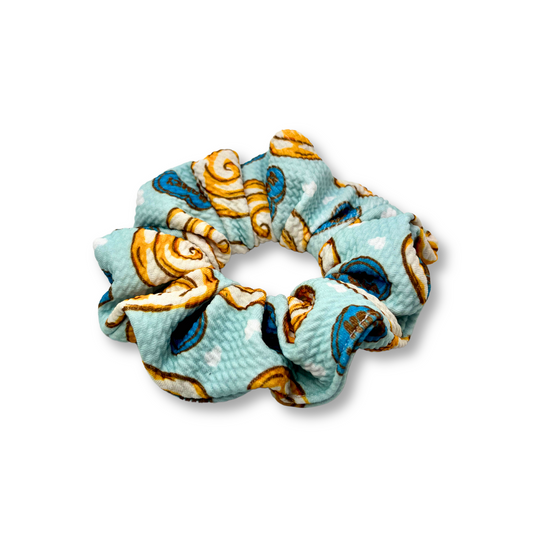 Mini Honey Bun Valentine's Day Ribbed Scrunchie