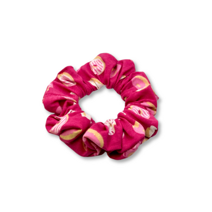 Mini Pink Donut Scrunchie