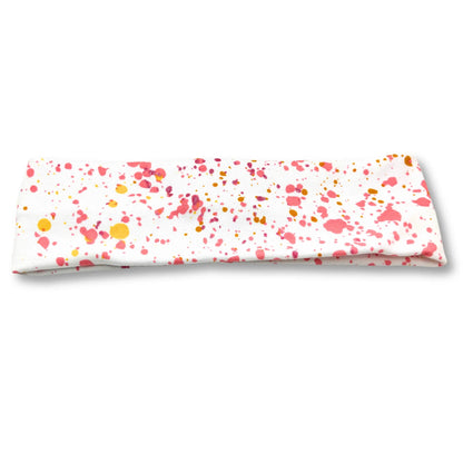 Splatter Paint White Headband