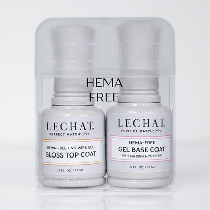LECHAT HEMA-FREE GLOSS TOP COAT & BASE COAT