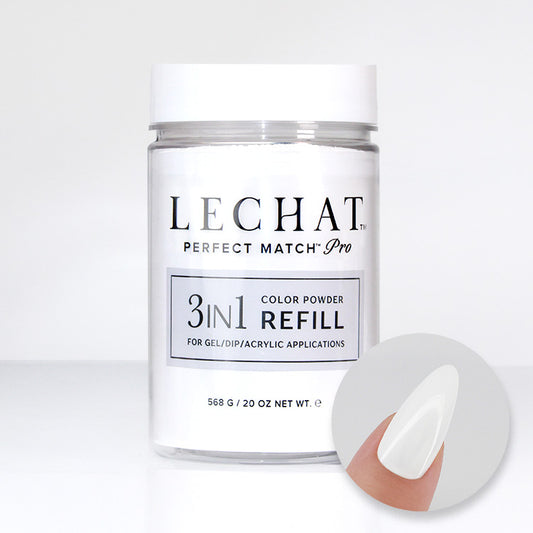 LECHAT PRO POWDER 007 -  PRISTINE WHITE 20OZ. REFILL