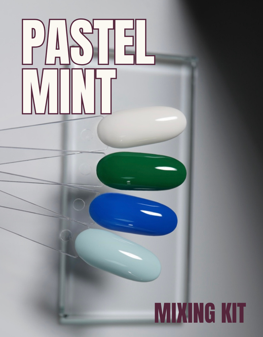 The Attain Pastel Mint Kit | Mix Your Own Gel Polish Colors