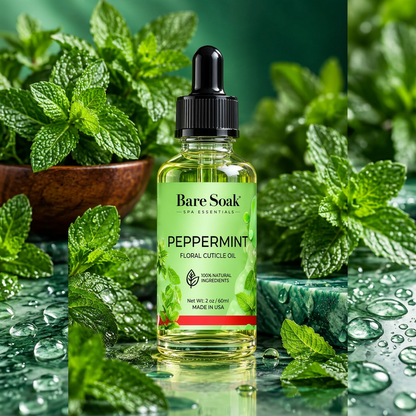 BARE SOAK CUTICLE OIL 2OZ. - PEPPERMINT