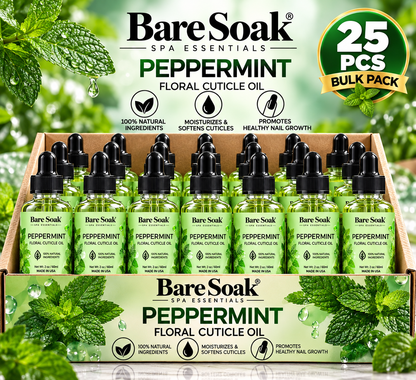 BARE SOAK CUTICLE OIL 2OZ. - PEPPERMINT