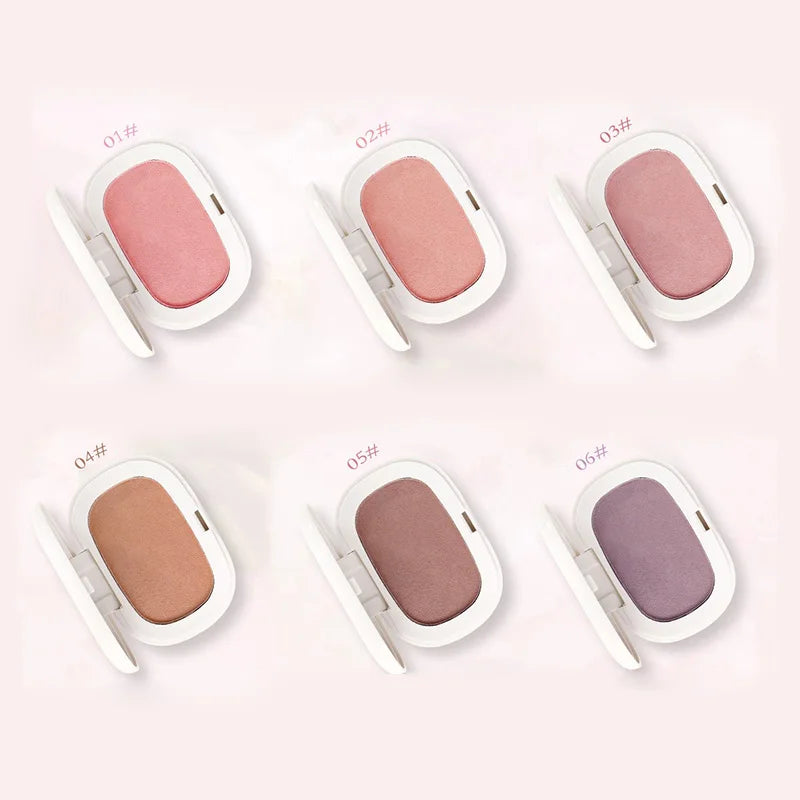 Phantom Bear Single-Color Blush Cream — Mochi Texture, Powder-Free Formula, Low-Saturation, Long-Lasting Natural Matte Finish