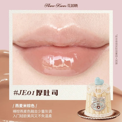 Flowerknows Strawberry Cupid Lipstick Cake Matte Velvet Lipgloss Lip Mud Makeup Korean Flower Know Lip Cream For Girls&Women
