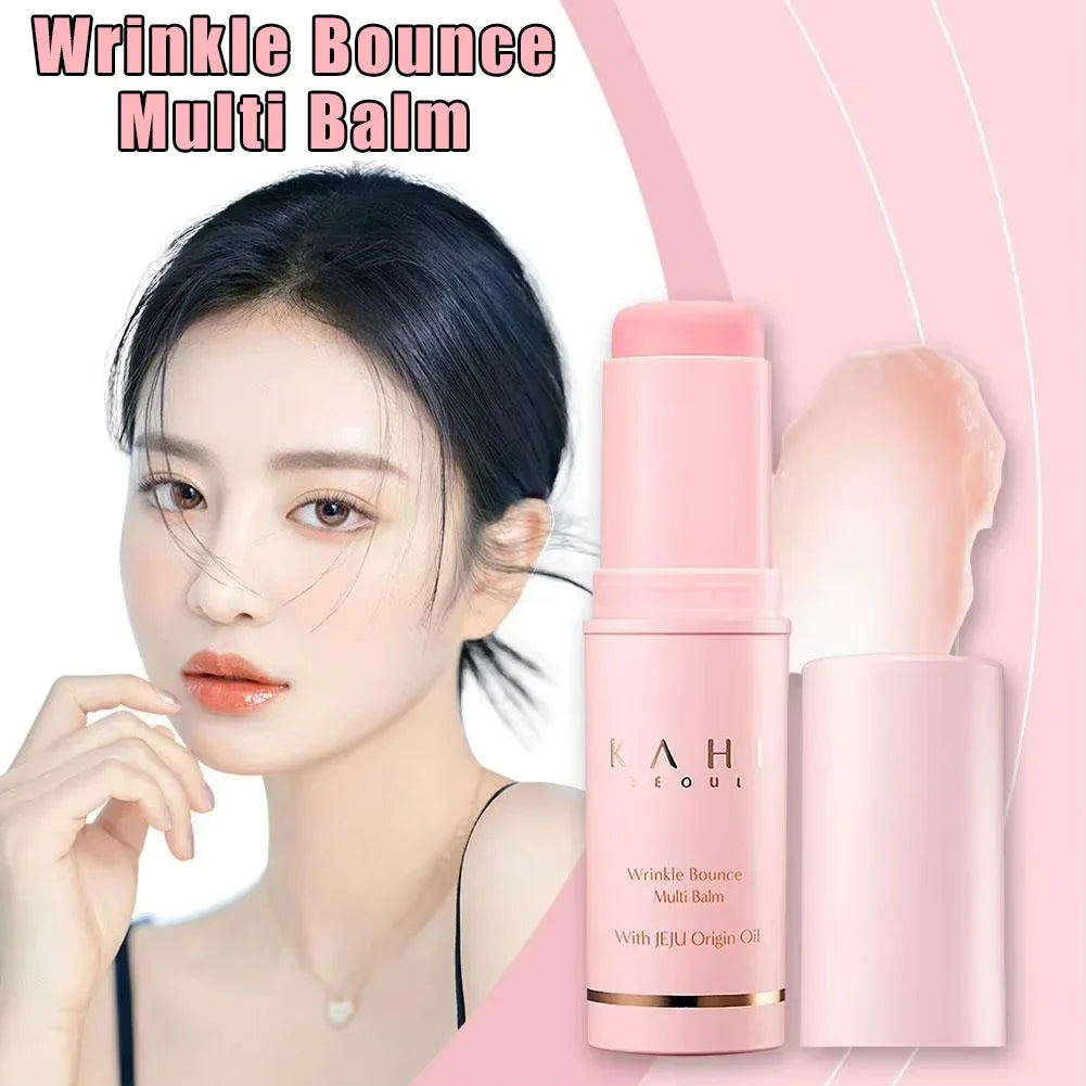 Collagen Multi Balm Stick Anti-wrinkle Bounce Moisturizer Brighten Dull Skin Tone Cream Skin Care Hydrating Primer.