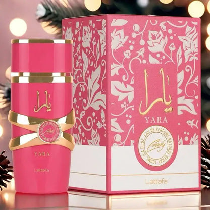 Latafa Yara perfume - vanilla, fruit, citrus, flowers - women's long-lasting perfume, 3.40oz/100ml