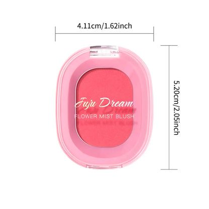 Monochrome flower mist blush powder fine matte brightens rouge natural nude powder pink trimming blush