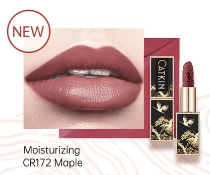 CATKIN Makeup Velvet Matte Lipstick, Hydrating Satin Long Lasting lipstick with Smooth and Creamy Texture