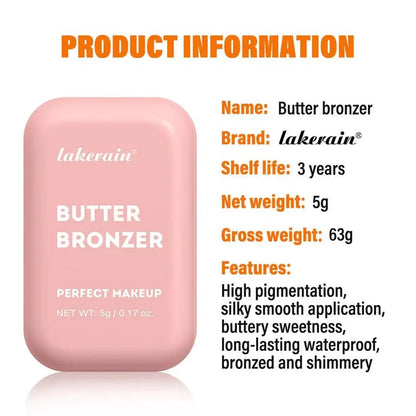 5g Modify Contour Natural 3D Highlight Silky Smooth Sweetness Lasting Waterproof Bronzed Shimmery Butter Bronzer Perfect Makeup