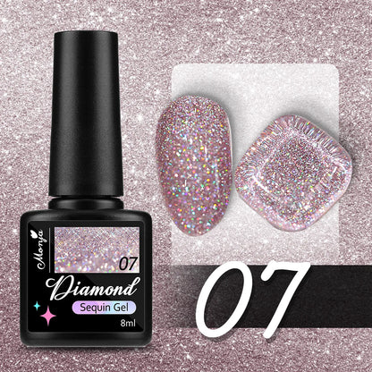 XEIJAYI Pink Cat Eye Gel Nail Polish Ceramic Magnetic Gel UV Semi-permanent Enamels Varnish Nail Supplies For Professionals Gel