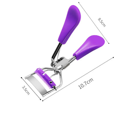 CNKESS  1Pc Pro Makeup Eyelash Curler Beauty Tools Lady Women Nature Style Cute Eyelash Handle Curl Eye Lash Curler random color