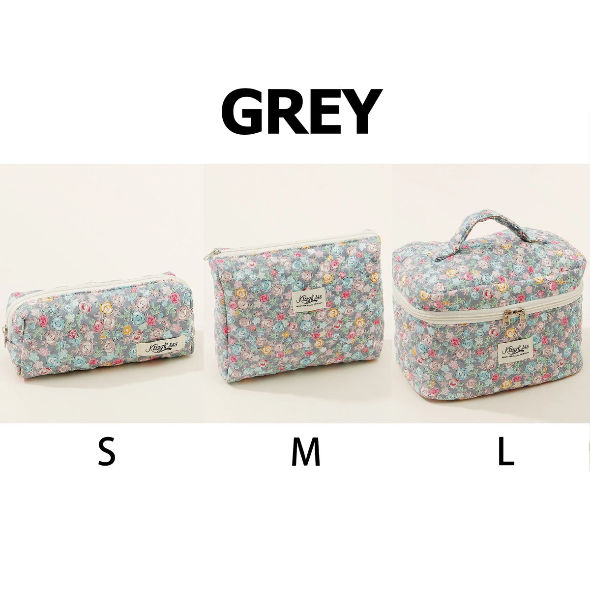 1pcs Cute Quilted Cotton Makeup Bag Women Zipper Cosmetic Organizer Cloth Handbag Box Shape Portable Toiletry Case for Girls