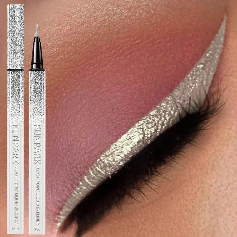 Metallic Liquid Eyeliner - Waterproof Shiny Pearlescent 0.6ml