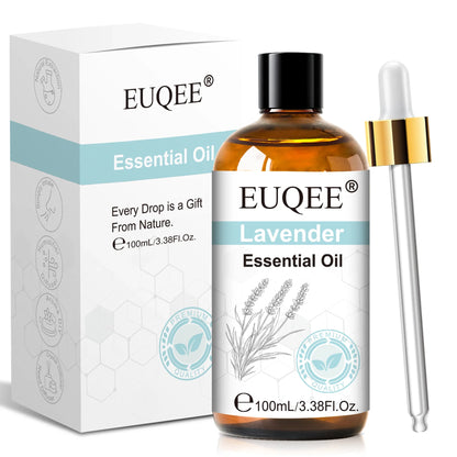 Essential Oil 100ml with Dropper Lavender Vanilla Essence Oil for Diffuser Sandalwood Bergamot Lemongrass Fragrance Oil Gift