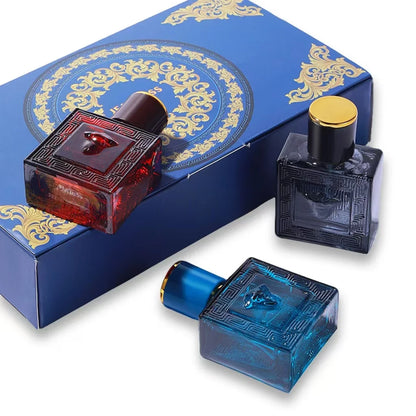 30ML*3 Perfume Luxury Gift Set Woman Fresh Cologne Woody Eau De Toilette Parfume Floral Scent Lasting Pheromone Light Fragrance