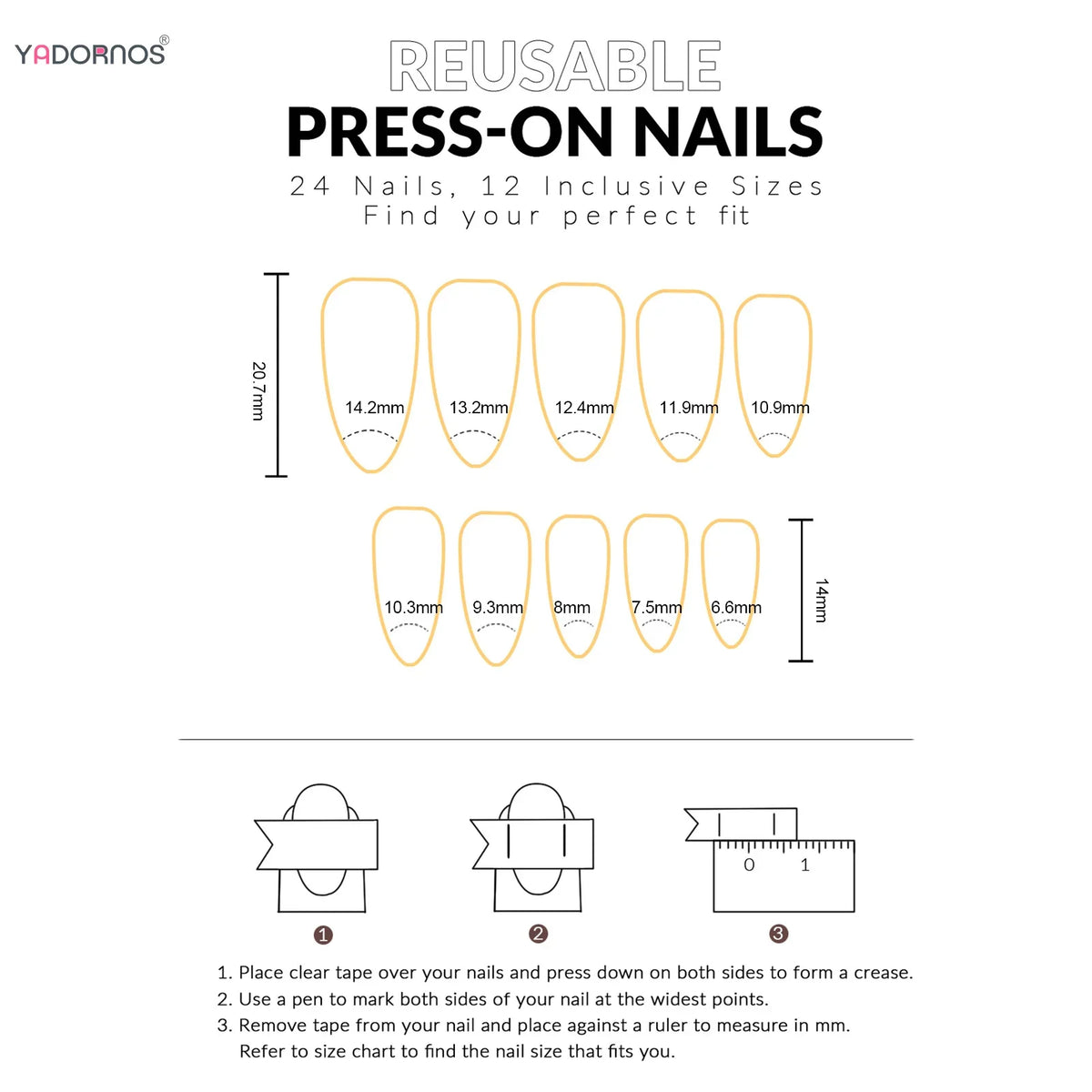 24pcs Gradient Black False Nails Yellow Star Moon Swan Pattern Press On Nails Sweet Cool Bowknots Flower Fake Nail Y2k Manicure