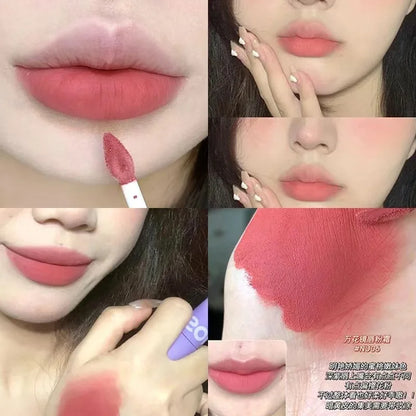 Kaleidos Velvet Matte Lip Stick Lip Cream Matte Finish Nude Colours Lip Tint Waterproof Lipgloss Long Lasting Vegan Makeup