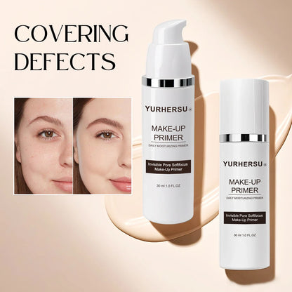 Soothing makeup primer moisturizes hydrates brightens skin tone leaving a natural radiant complexion. Gentle and non-greasy