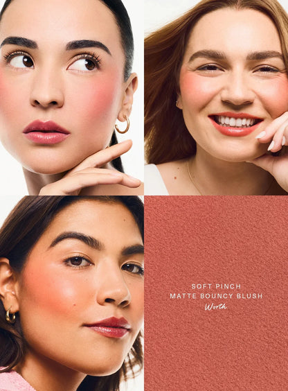Rare Beauty Soft Pinch Matte Bouncy Cushiony Cream-to-powder Blush Airy And Lightweight Soft Pinch Liquid Blush Natural Flush