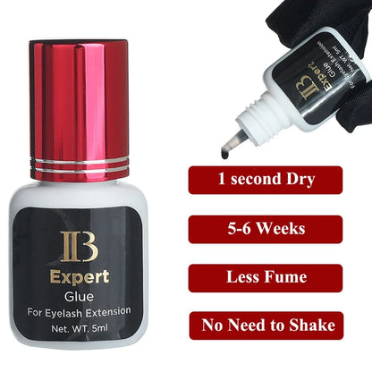 Original IB Lash Glue Super Plus Hyper Bond New Master Glue I-Beauty Eyelash Extension Adhesive Long Lasting Fast Dry Korea Glue