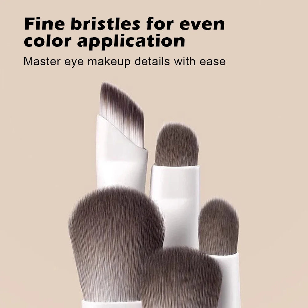 Eye Makeup Brush Set for Beginners Professional Makeup Brush, Under-Eye Detail Cosmetic Brushes Kit Eyebrow Crease Shader