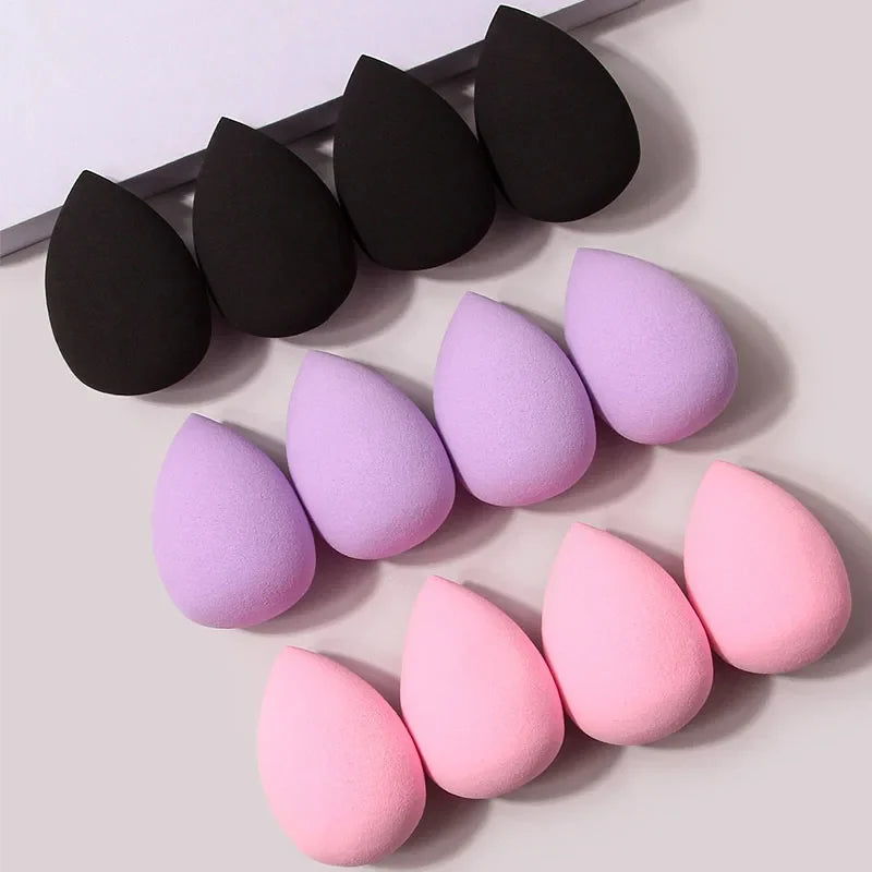 12pcs Makeup Sponges Multicolor Kit Makeup Blender Beauty Blenders Sponges Accessories Women Makeup Tools HZFP03