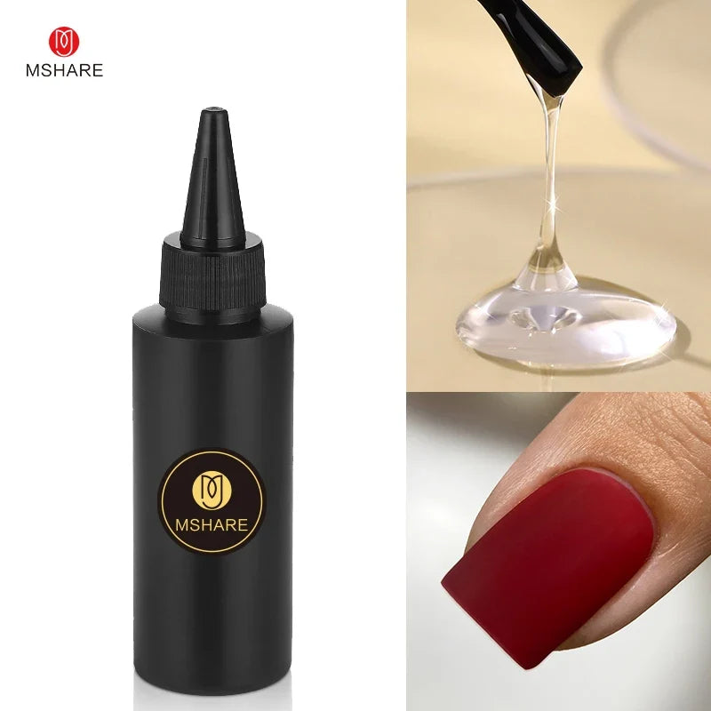 MSHARE 100ML Nail Gel Polish Soak Off UV LED Nails Vernis Semi Permanent Varnish Polish White Red Nail Gel Art