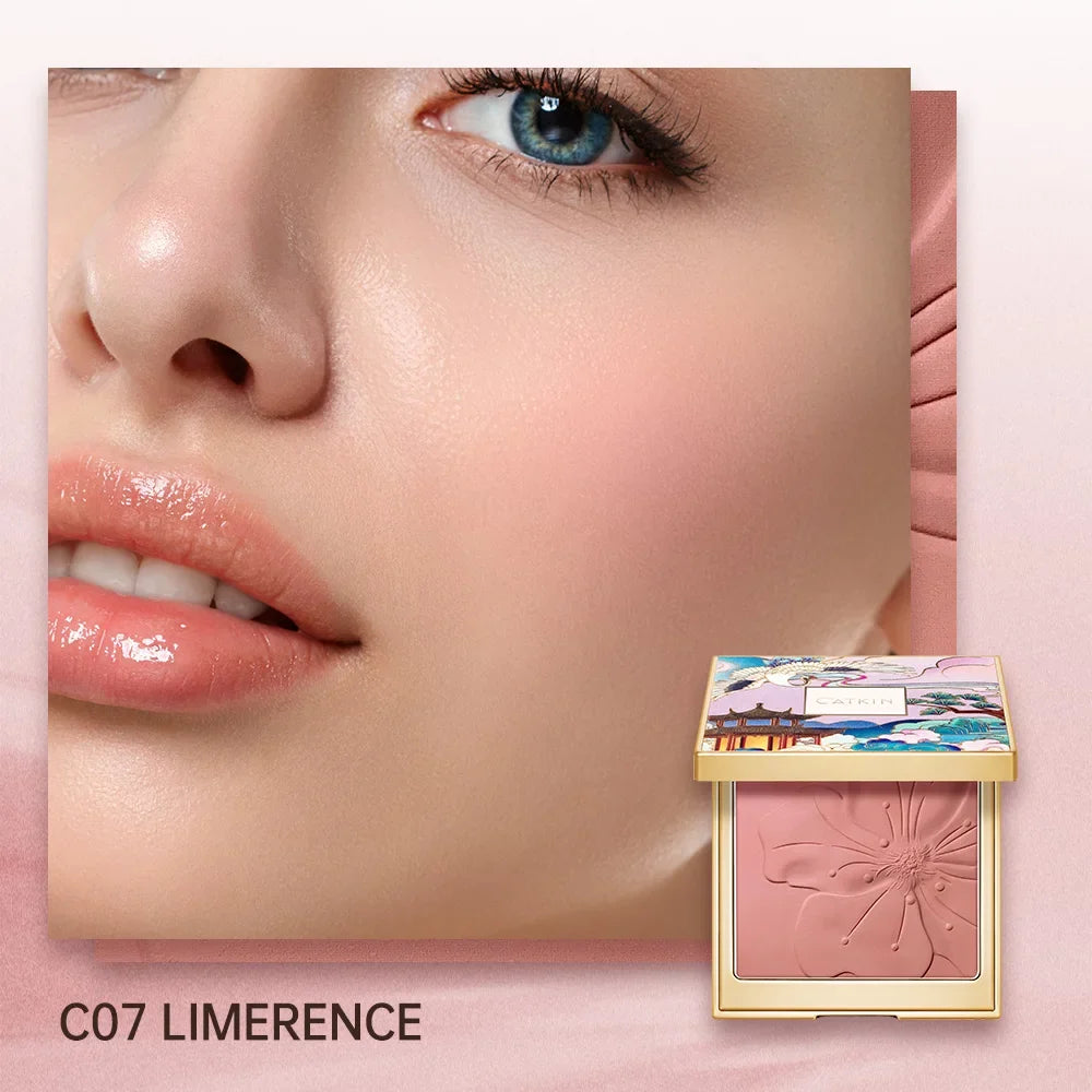 CATKIN Eternal Love Rosy Cranes Blush Drunk In Flower Long-lasting Natural Blush
