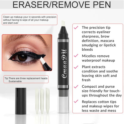 CmaaDu 1PCS Eyeliner Repair Makeup Remover Pencil Universal Accurate Removal for Lip Lines & Eyebrows Beauty Care Tool