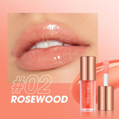 O.TWO.O Lip Oil Gloss Lip Plumper Makeup Moisturizing NonSticky Sexy Water Glossy Glitter Primer Tint Lip Balm Care Cosmetics